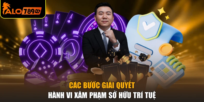 Các bước giải quyết hành vi xâm phạm sở hữu trí tuệ